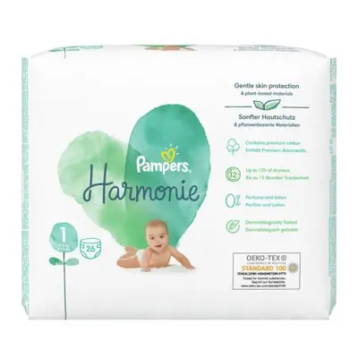 Pampers pelenkák Harmony No. 1 - 2-5 kg 26 db