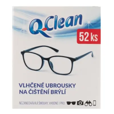 Q Clean Nedves kendő (52 db/doboz) poharakhoz