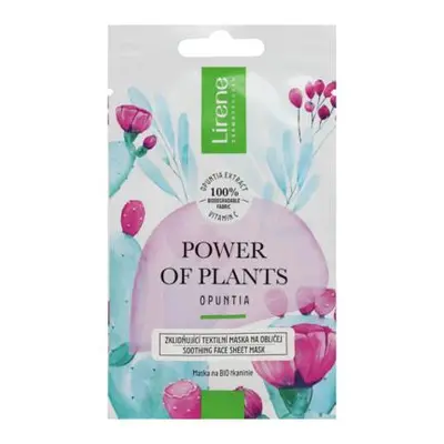 Lirene Power of Plants Fügekaktusz lapmaszk, 1 db