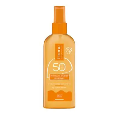 Lirene SUN Száraz barnító olaj nedves és száraz bőrre SPF 50, 150 ml