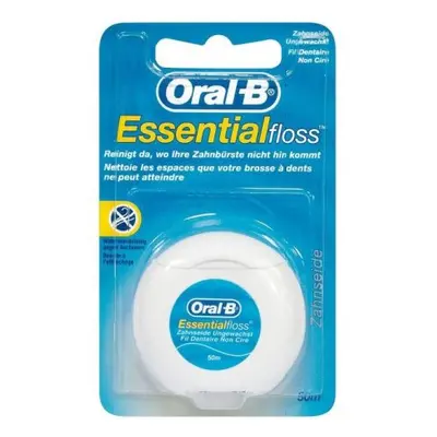 Oral-B Essential Floss viaszmentes fogselyem 50m - Klasszikus