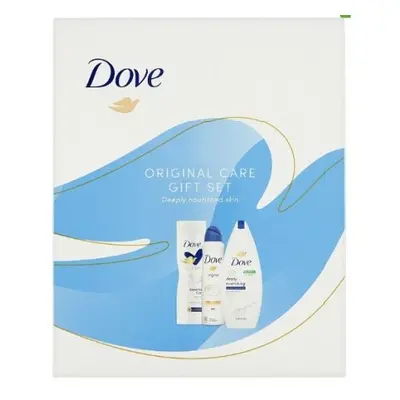 Dove patron 3 db D - Original (tusfürdő 250 ml + testápoló tej 250 ml + dezodor 150 ml)