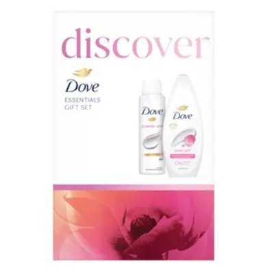 Dove patron 2 db D - Discover Petal Soft (tusfürdő 250ml + dezodor 150ml)