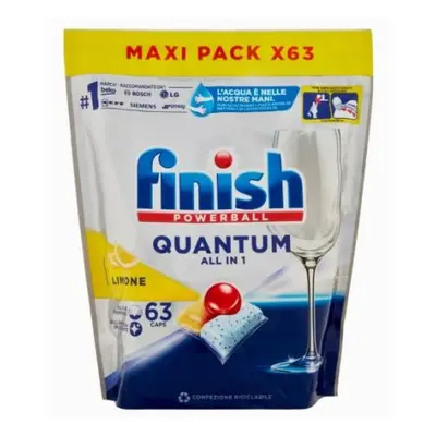 Finish Quantum All in 1 mosogatógép tabletta 63 db - Citrom