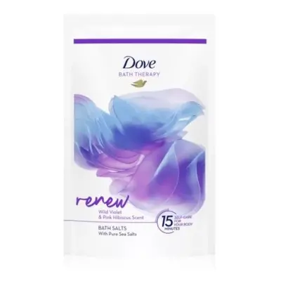 Dove Bath Therapy fürdősó 400g - Renew (Wild Violet)