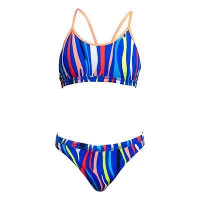 Lányka fürdőruha funkita raw hide racerback two piece girls