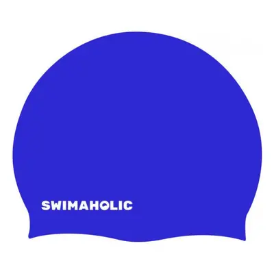 úszósapka swimaholic seamless cap kék