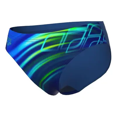 Arena boys shading swim brief neon blue 164cm