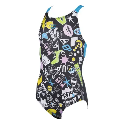 Lányka fürdőruha arena playful swim pro back one piece junior