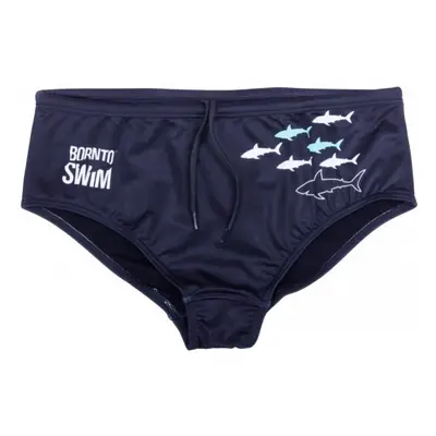 Férfi úszónadrág borntoswim sharks brief black m