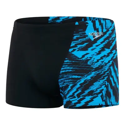 Speedo allover v-cut aquashort black/pool