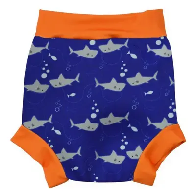 úszónadrág a legkisebbeknek splash about happy nappy shark orange s