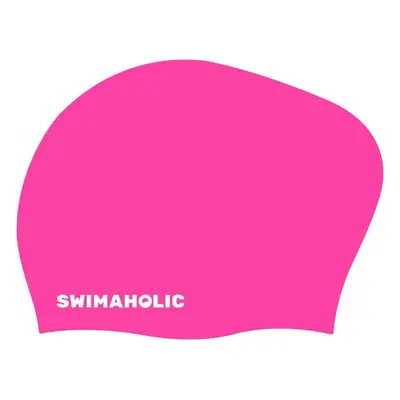 úszósapka hosszú hajra swimaholic long hair cap rózsaszín