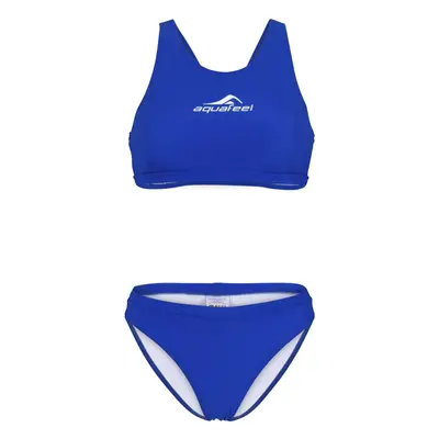 Aquafeel racerback girls royal blue 140cm