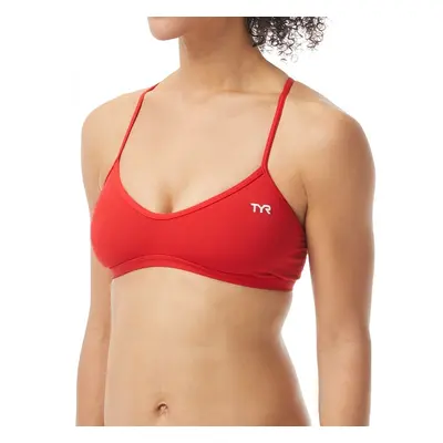 Női fürdőruha tyr solid trinity top red