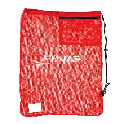 Zsák edzőfelszerelésekhez finis mesh gear bag sötétvörös