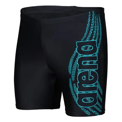 Arena men swim mid jammer graphic black xl - uk38