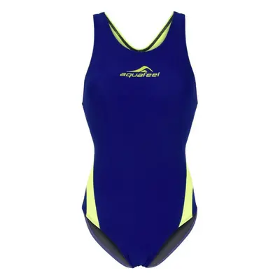 Aquafeel racerback blue/fluo yellow