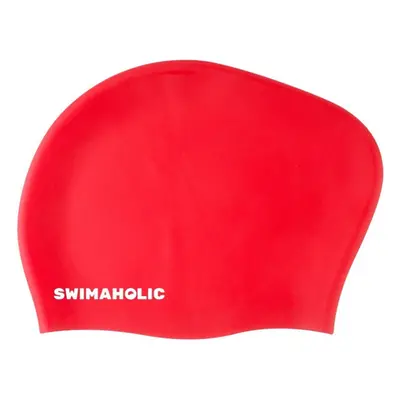 úszósapka hosszú hajra swimaholic long hair cap sötétvörös