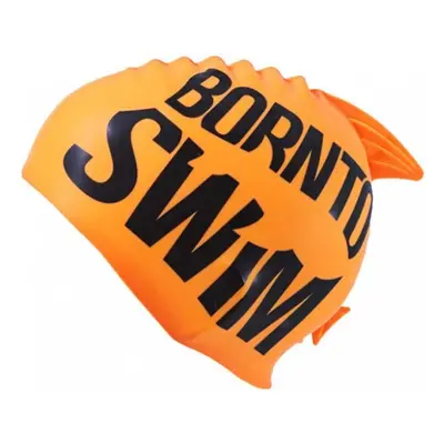 Gyermek úszósapka borntoswim guppy junior swim cap narancssárga