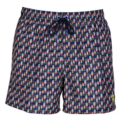 Arena men beach short allover asphalt/multi s