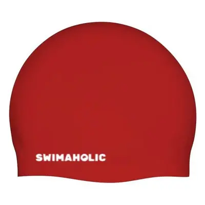 úszósapka swimaholic seamless cap piros