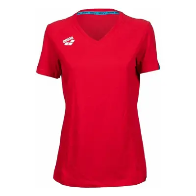 Arena women team t-shirt panel red m