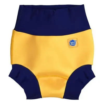 úszónadrág kisbabáknak splash about new happy nappy yellow/navy l