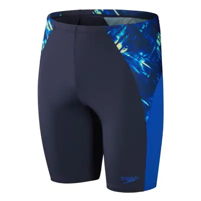 Speedo eco endurance+ splice jammer navy/cobalt/hypersonic blue/lemon