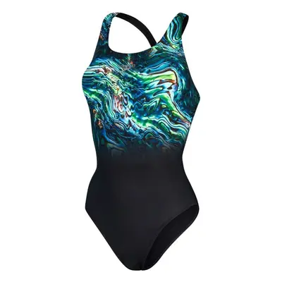 Speedo placement digital powerback black/green glow/marine blue s