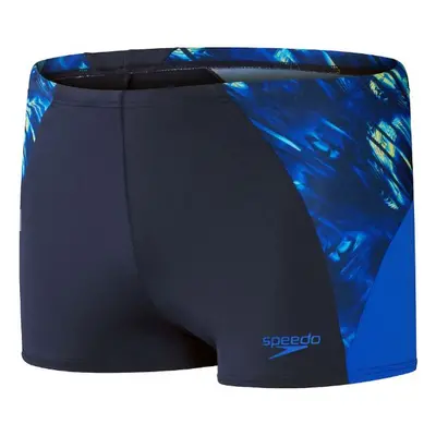 Speedo eco endurance+ splice aquashort true navy/cobalt/blue/lemon s