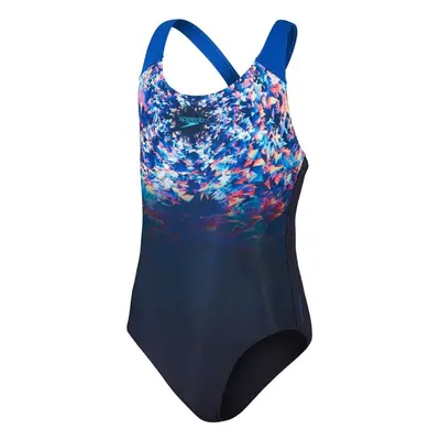 Speedo digital placement splashback girl navy/cobalt