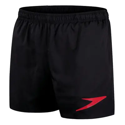 Speedo sport logo watershort black/fed red m - uk34