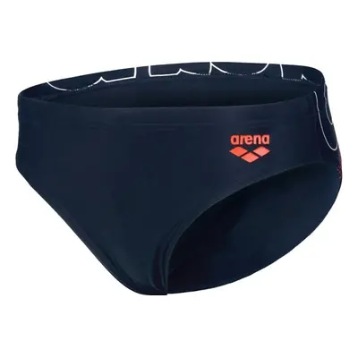 Arena boys swim brief graphic navy 164cm