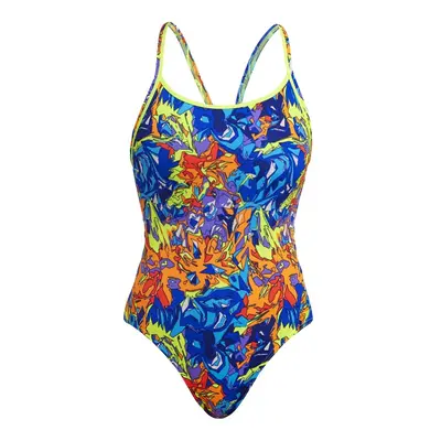 Funkita mixed mess diamond back one piece xl - uk38