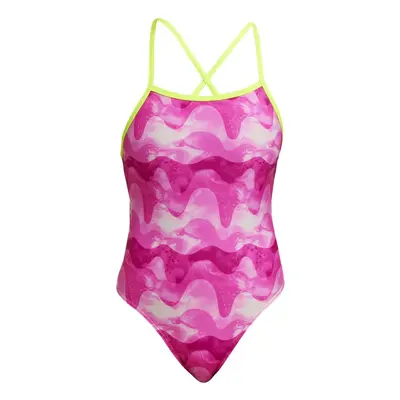 Funkita pink caps tie me tight one piece xxs - uk28