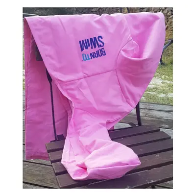 Gyermek fürdőköpeny borntoswim bathrobe kids pink xs