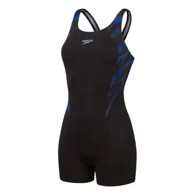 Speedo hyperboom splice legsuit black/true cobalt/curious blue l