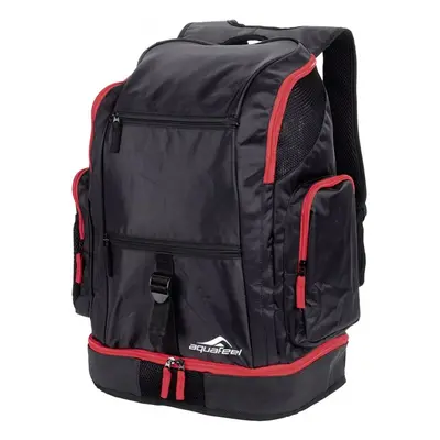 Hátizsák úszóknak aquafeel rucksack fekete/piros