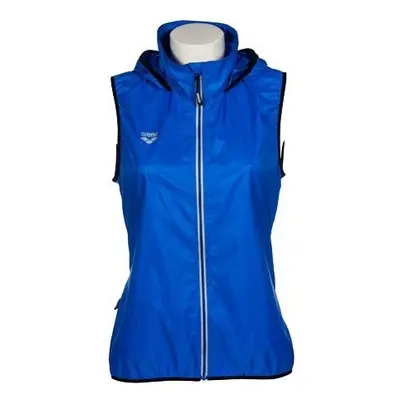 Női mellény arena w gilet neon blue/black m