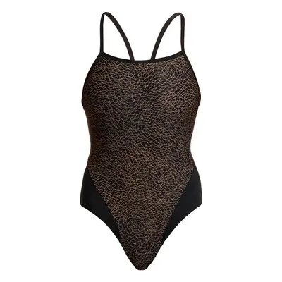 Női fürdőruha funkita leather skin single strap one piece