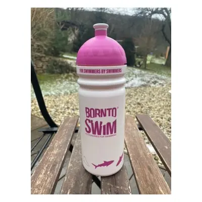 Borntoswim shark water bottle rózsaszín