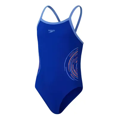 Speedo plastisol placement thinstrap true cobalt/curious blue/disco