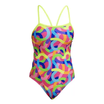 Funkita curly wurly single strap one piece l - uk36