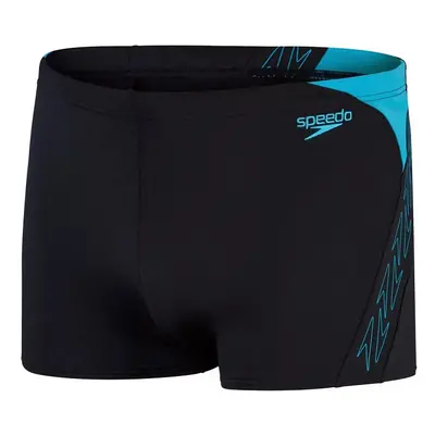 Speedo hyper boom splice aquashort black/bolt s - uk32