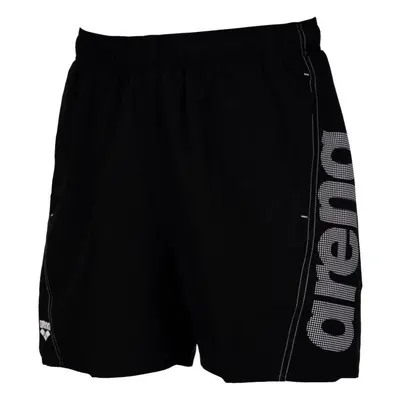 Férfi úszónadrág arena fundamentals arena logo boxer black/white