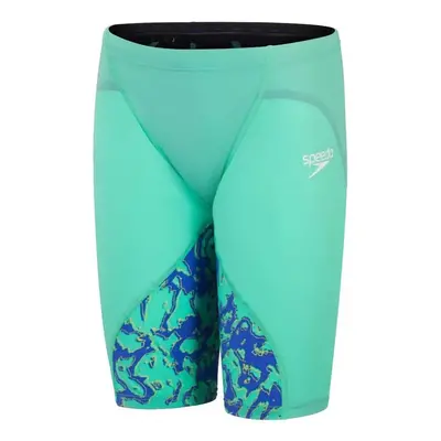 Speedo fastskin lzr ignite jammer green glow/cobalt pop 3xs - uk26