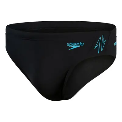 Speedo hyper boom splice brief black/bolt m - uk34