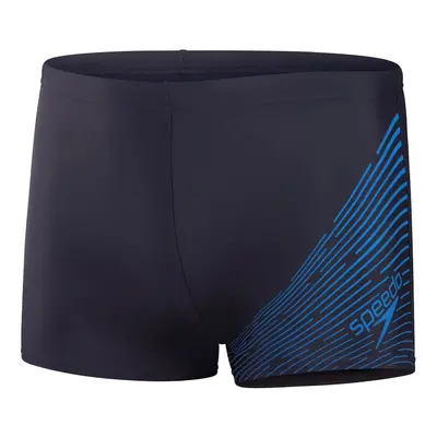 Speedo medley logo aquashort true navy/true cobalt s - uk32