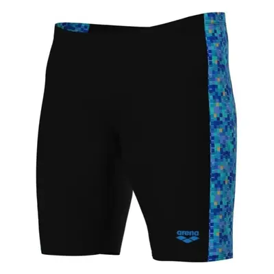 Arena pooltiles swim jammer black/blue multi xl - uk38